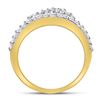 Image 4 : 0.50 CTW Diamond Woven Infinity Ring 10kt Yellow Gold