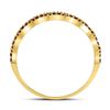 Image 4 : 0.26 CTW Ruby Scalloped Stackable Ring 10kt Yellow Gold