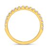 Image 4 : 0.51 CTW Diamond Wedding Machine-Set Ring 14kt Yellow Gold