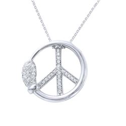 0.51 CTW Diamond Necklace 14K White Gold