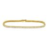 Image 1 : 2.02 CTW Diamond Classic Tennis Bracelet 14kt Yellow Gold