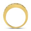 Image 4 : 0.50 CTW Diamond Wedding Channel Set Ring 14kt Yellow Gold