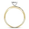 Image 4 : 0.22 CTW Diamond Cluster Matching Bridal Wedding Ring 10kt Yellow Gold