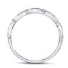 Image 4 : 0.12 CTW Diamond Stackable Ring 10kt White Gold