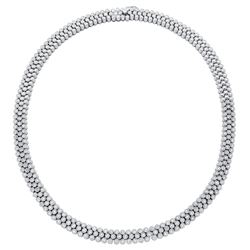 5.57 CTW Diamond Necklace 14K White Gold