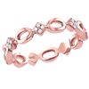 Image 1 : 0.12 CTW Diamond Stackable Ring 10kt Rose Gold