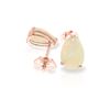 Image 1 : Genuine 1.55 ctw Opal Earrings 14KT Rose Gold