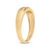 Image 4 : 0.08 CTW Diamond Wedding Ring 14kt Yellow Gold