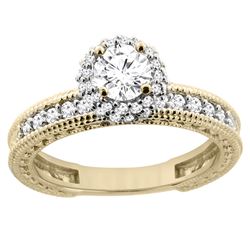 0.75 CTW Diamond Ring 14K Yellow Gold