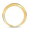 Image 4 : 0.15 CTW Channel-set Diamond Wedding Ring 14kt Yellow Gold
