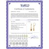 Image 2 : Genuine 1.30 ctw Citrine Earrings 14KT Yellow Gold