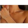 Image 2 : Natural 2.02 ctw Diamond Eternity Tennis Bracelet 18K White Gold