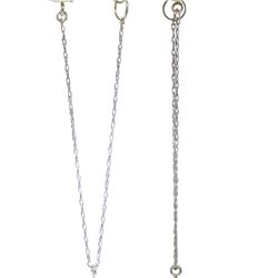 Genuine 3.15 ctw Citrine Earrings 14KT White Gold