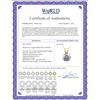 Image 2 : 14K Yellow Gold 1.03 ct Natural Diamond Solitaire Necklace