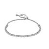 Image 1 : 0.99 CTW Diamond Single Row Bolo Bracelet 10kt White Gold