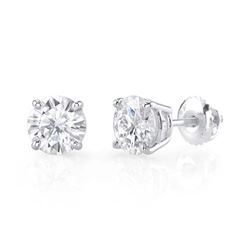 0.37 CTW Diamond Earrings 14K White Gold