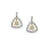 Image 1 : 1 CTW Diamond Earrings 14K 2Tone Gold