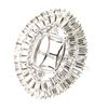 Image 1 : 2.37 CTW Diamond Semi Mount Ring 14K White Gold