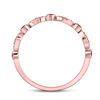 Image 4 : 0.11 CTW Ruby Oval Dot Stackable Ring 10kt Rose Gold