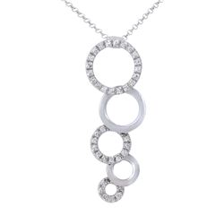 0.52 CTW Diamond Necklace 14K White Gold