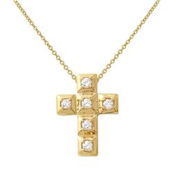 0.30 CTW Diamond Necklace 14K Yellow Gold