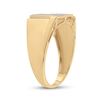 Image 4 : 0.28 CTW Diamond Geometric Cluster Ring 10kt Yellow Gold