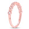 Image 3 : 0.10 CTW Diamond Stackable Ring 10kt Rose Gold