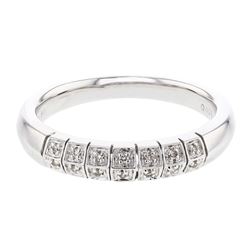 0.08 CTW Diamond Band Ring 14K White Gold