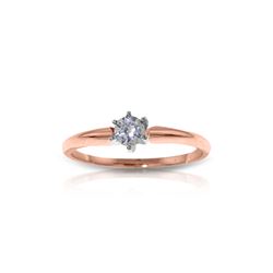 Genuine 0.15 ctw Diamond Anniversary Ring 14KT Rose Gold