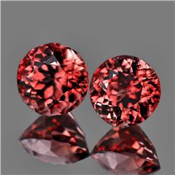 Natural Pinkish Orange Zircon Pair 4.50 MM - VVS