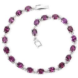 NATURAL AAA PURPLE PINK RHODOLITE GARNET Bracelet