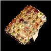Image 1 : Natural Fancy Sapphire Chrome Diopside Ring