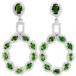 NATURAL AAA GREEN CHROME DIOPSIDE Earrings