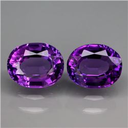 Natural Amethyst Pair 20.21 Carats - VVS