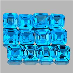 Natural Swiss Blue Topaz 4.00 MM - VVS