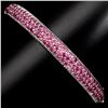 Image 1 : Mesmerizing Top Rich Red Pink Ruby 82.07 Ct Bangle