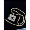 Image 2 : AWESOME 14 Kt. GOLD PLATED ROPE CHAIN PENDANT