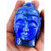Image 1 : CERTIFIED 1210 CT BLUE LAPIS LUZULI BUDDAH