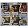 Image 1 : LOT OF 6 ASSORTED FUNKO POPS: TV & MOVIE