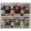 Image 1 : LOT OF 6 ASSORTED FUNKO POPS: TV VARIETY PACK.