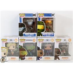LOT OF 6 ASSORTED FUNKO POPS: HALO &
