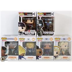 LOT OF 6 ASSORTED FUNKO POPS: GAMES VARIETY