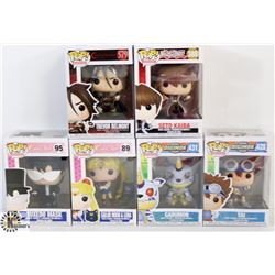 LOT OF 6 ASSORTED FUNKO POPS: ANIMATION VARIETY