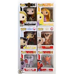 LOT OF 6 ASSORTED FUNKO POPS: DISNEY VARIETY