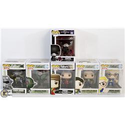 LOT OF 6 ASSORTED FUNKO POPS: DISNEY & FALLOUT