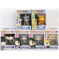 LOT OF 6 ASSORTED FUNKO POPS: SAILOR MOON &
