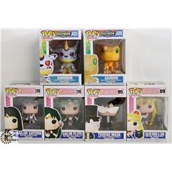 LOT OF 6 ASSORTED FUNKO POPS: SAILOR MOON &