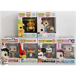 LOT OF 6 ASSORTED FUNKO POPS: ANIMATION