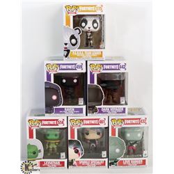 LOT OF 6 ASSORTED FUNKO POPS: FORTNITE VARIETY