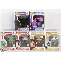 LOT OF 6 ASSORTED FUNKO POPS: FORTNITE VARIETY